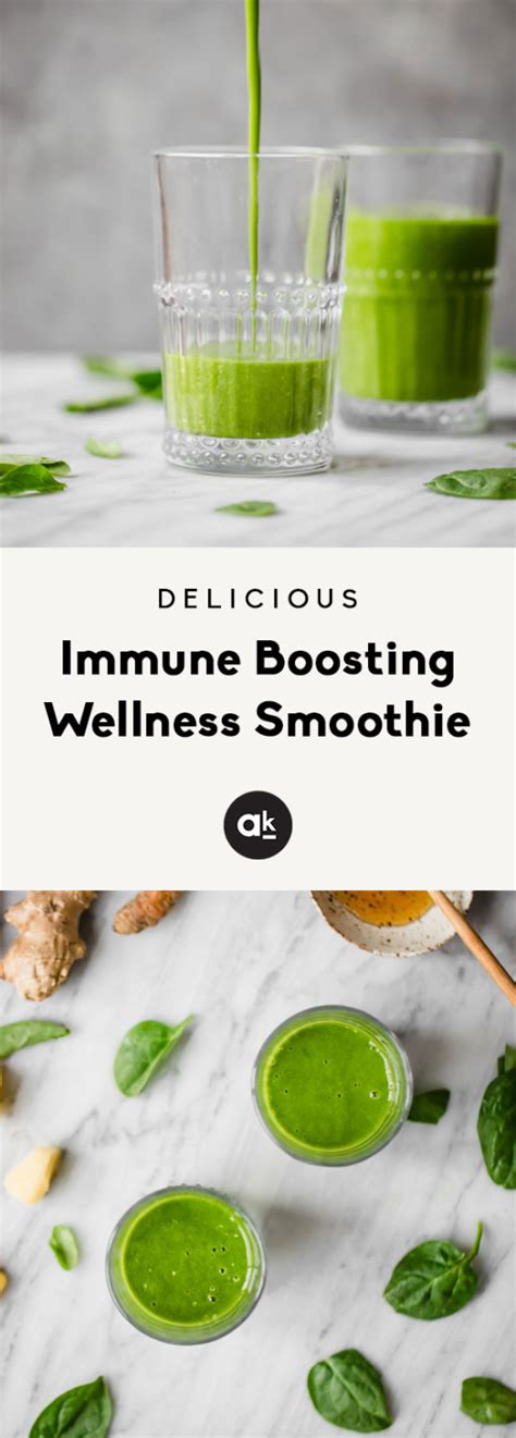 Immune Boosting Wellness Smoothie Ambitious Kitchen