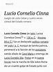 Lucio Cornelio Cinna - Wikipedia, La Enciclopedia Libre | PDF