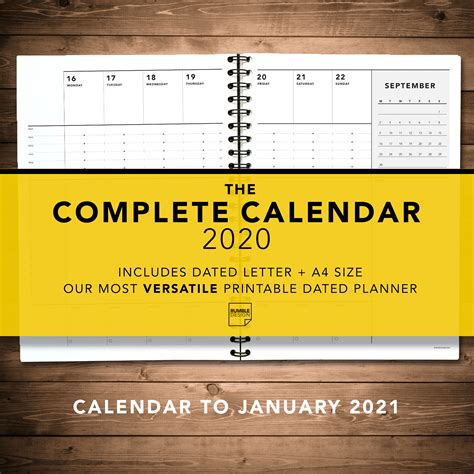 2020 Printable Planner Personal Calendar Weekly To Do List Rumble