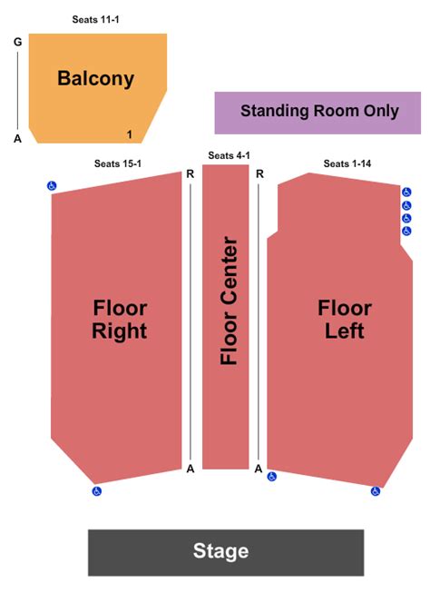 The Kent Stage Seating Chart