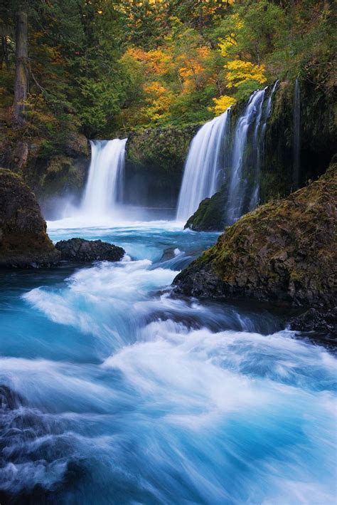 Waterfalls Columbia River Gorge Washington State