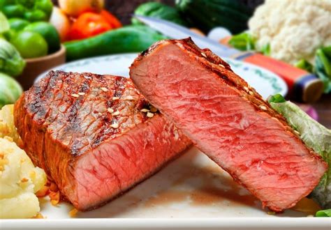 Premium Photo Sliced Grilled Steak Served