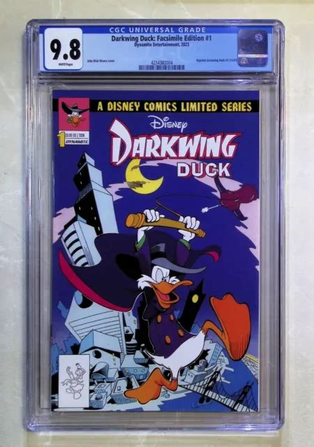 Darkwing Duck Facsimile Edition 1 2023 Dynamite Comics Cgc 98 099