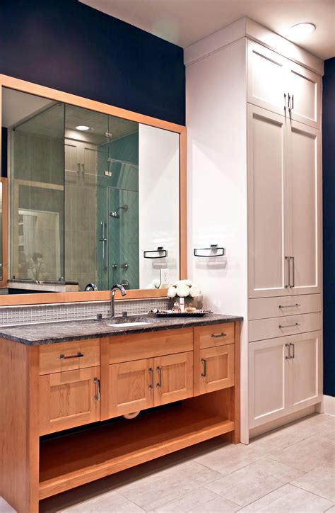 Bathroom Vanity Linen Cabinet Combo Image To U