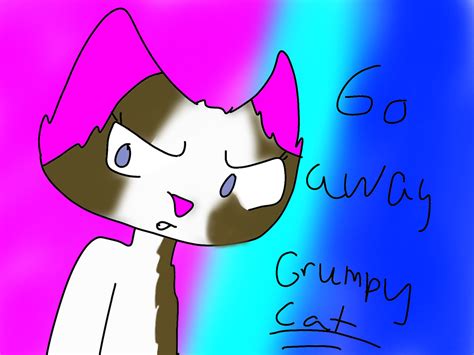 Go Away Grumpy Cat Fanart By Fnaflover233 On Deviantart