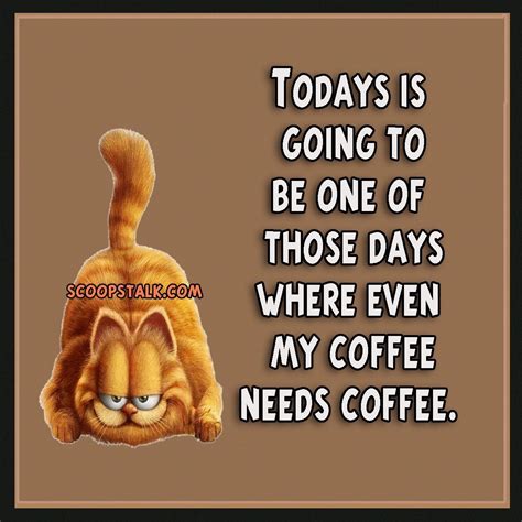 Garfield Coffee Lover Quotes Coffee Lover Quotes Funny Coffee Humor