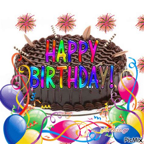 All animated happy birthday pictures are absolutely free and can be in this category, you will find awesome happy birthday images and animated happy birthday gifs! Chocolate Cake Happy Birthday Gif Pictures, Photos, and ...