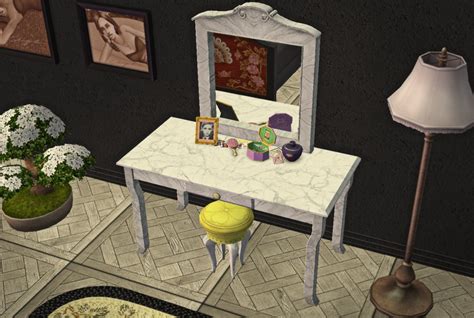 Mod The Sims Vanity Desk Recolor Victorian Goth Vanit