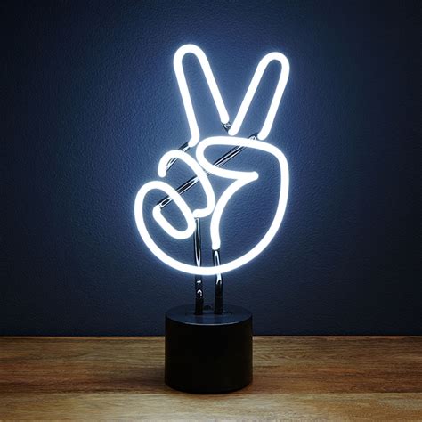 Neon Peace Sign Amped And Co Peace Sign Light Neon Signs Neon
