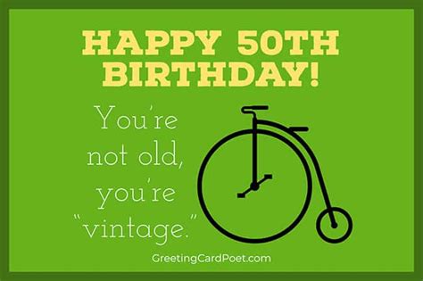 Inspirational 50th Birthday Quotes Funny Happy 50th Birthday Wishes