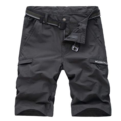 Quick Dry Hiking Shorts Mens Cargo Casual Outdoor 4 Way Stretchy Lightweight Summer Short With