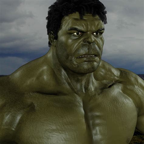 The Hulk Avengers Age Of Ultron Rigged 3d Model Rigged Obj Ma Mb