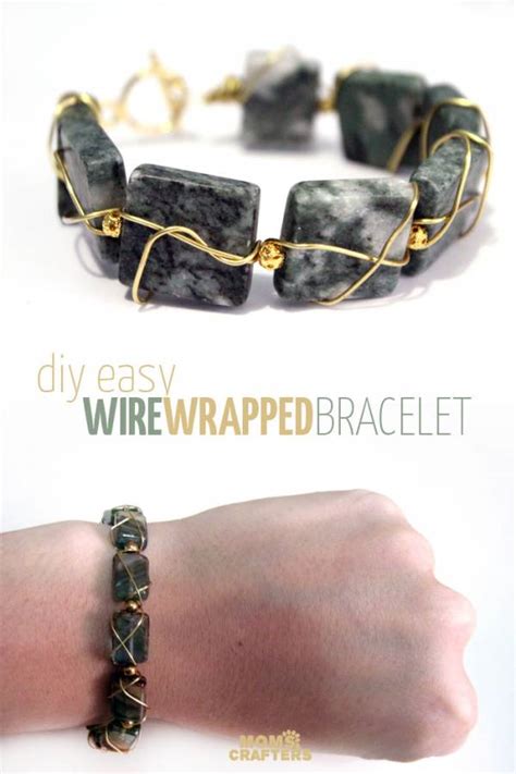Diy Wire Wrapped Gemstone Bracelet