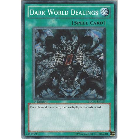 Yu Gi Oh Trading Card Game Yu Gi Oh Dark World Dealings Sdgu En026
