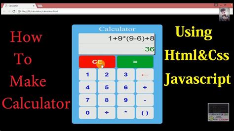 How To Create A Simple Calculator Using Html Css Js Images