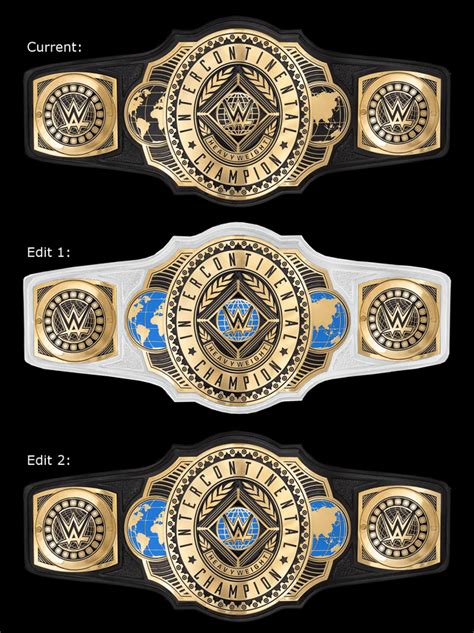 My Take On The Intercontinental Championship Belt I Miss The Blue