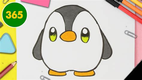 Comment Dessiner Un Pingouin Kawaii Comment Dessiner Des Animaux