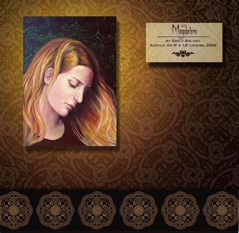 Mythological Goddess Art By Emily Balivet Magdalene