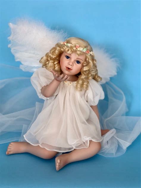 Angel Kisses Angel Doll Angel Figurines Porcelain Dolls Beautiful