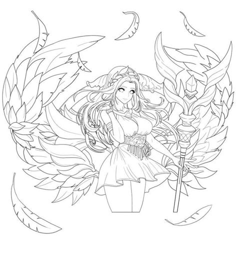 Rafaela Mobile Legends Coloring Pages And Book For Kids