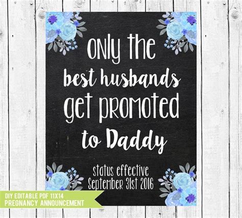 Promoted To Daddy Pregnancy Announcement Pregnancy Etsy