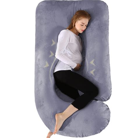 buy chilling home pregnancy pillows u shaped full body pillow for pregnancy 55 inch maternity