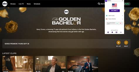 How To Watch The Golden Bachelor Outside The Us On Abc