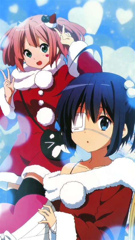 Christmas Animechuunibyou Samsung Galaxy Note 3 Wallpaper1080×1920