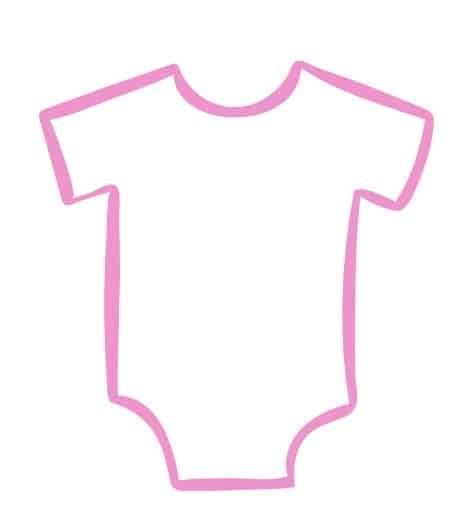 Free Printable Baby Shower Onesie Decorating Template And Onesie Banner