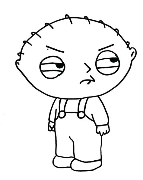 Stewie Griffin Coloring Pages Sketch Coloring Page