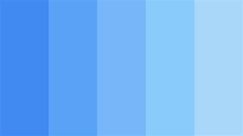 Sky Blue Monochromatic Color Palette In 2020 Color Palette Blue
