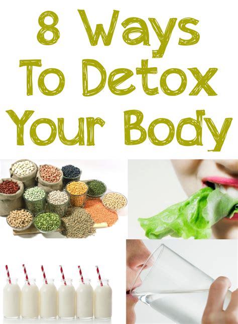 8 Ways To Detox Your Body Water Detox