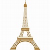 Paris Eiffel Tower Silhouette Transparent Background, Eiffel Tower ...