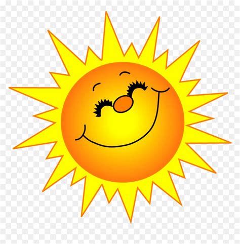 Sol Infantil Png Happy Sun Clipart Transparent Png Vhv