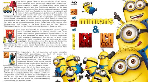 Minions Box Set Blu Ray Cover 2015 German Custom