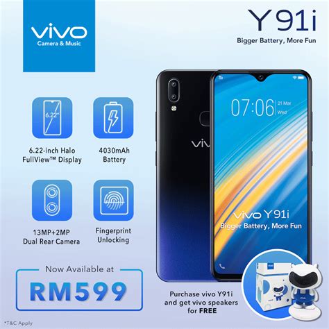 Find lowest price to help you buy online and from local stores near you. Vivo Y91i: A budget 6.22" Full View smartphone priced ...