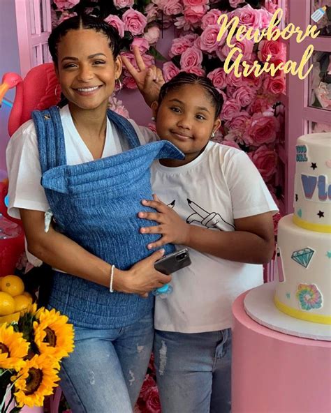 9magtv Christina Milian And The Dream Daughter Violets 10th B Day Party 🌸