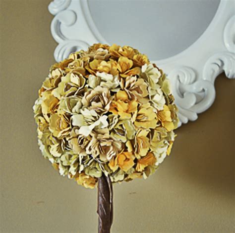 Paper Flower Topiaries With Sizzix