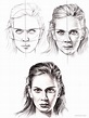 How to Draw a Face - 25 Step by Step Drawings and Video Tutorials