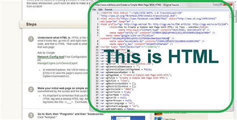 How To Create A Simple Web Page With Html Step By Step For Beginners