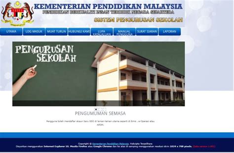 Login Sso Kpm Sistem Pengurusan Sekolah