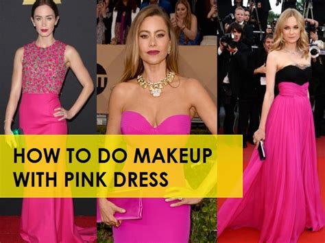 12 Elegant Makeup Tips To Wear With Pink Dress 2021 Fuschia Dress