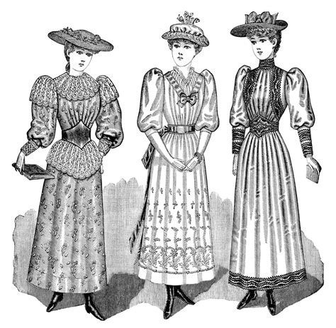 Victorian Era Clipart Outfits Clip Art Library