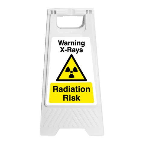 Warning X Rays Radiation Risk Sign Ref W423 Safety Sign Warehouse