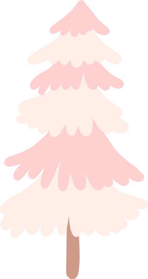 Pink Christmas Tree 29604653 Png