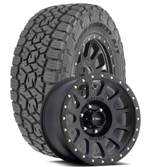Lt28570r17 Toyo Open Country At Iii On Method Racing Nv305 Black