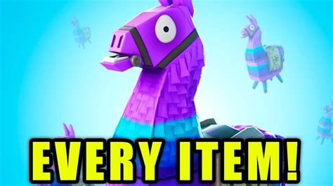 Supply Llamas All Loot You Can Get Fortnite Battle Royale Youtube