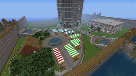 Spawn Area Template For Server Owners Minecraft Map