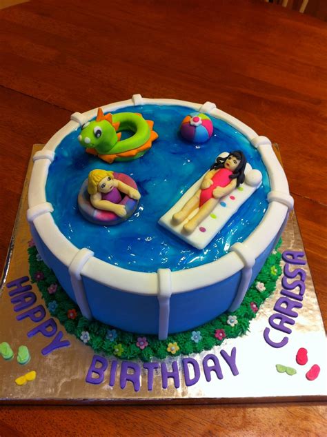 Pool Party Cake Cakecentral Com