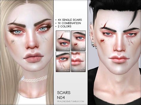 Sims 4 CC S The Best Skin Detail Kit N07 By Pralinesims